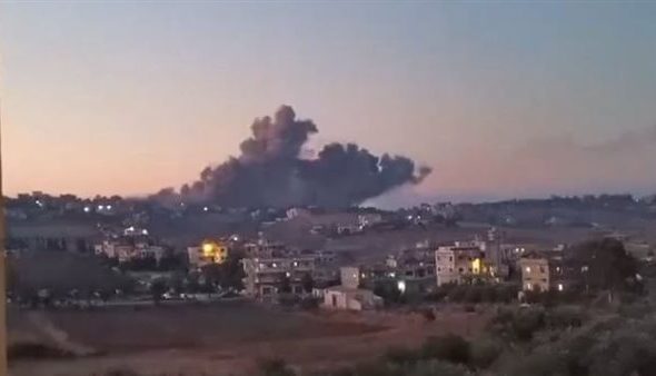 غارة وقصف عنيف على القنطرة 1 %d8%a7%d9%82%d9%86%d8%b7%d8%b1%d8%a9