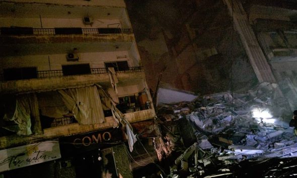 فيديو للمبنى المستهدف في الشياح 1 img 0248