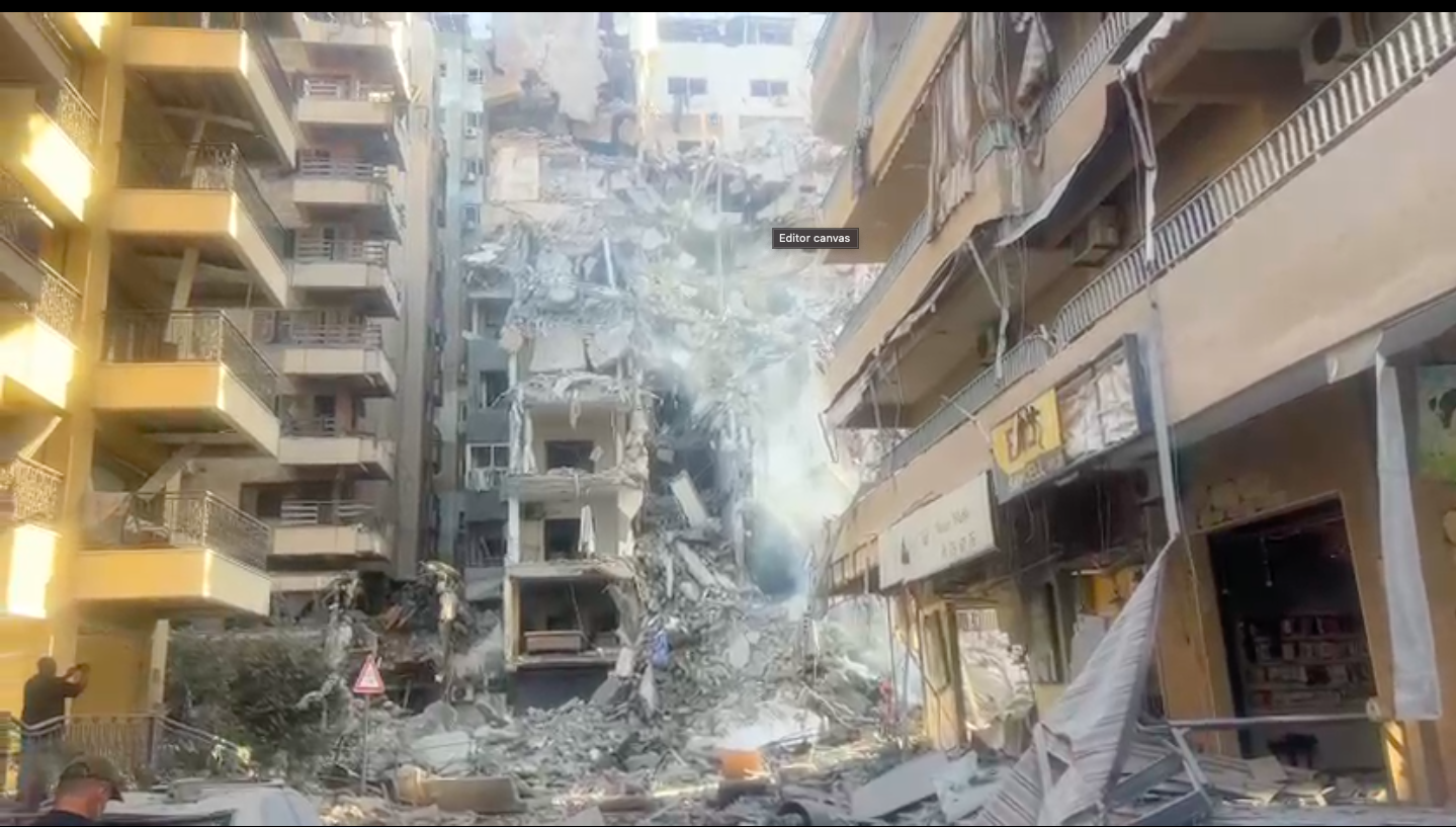 بالفيديو: مشاهد دمار واسع في مدينة صور بعد غارات الفجر