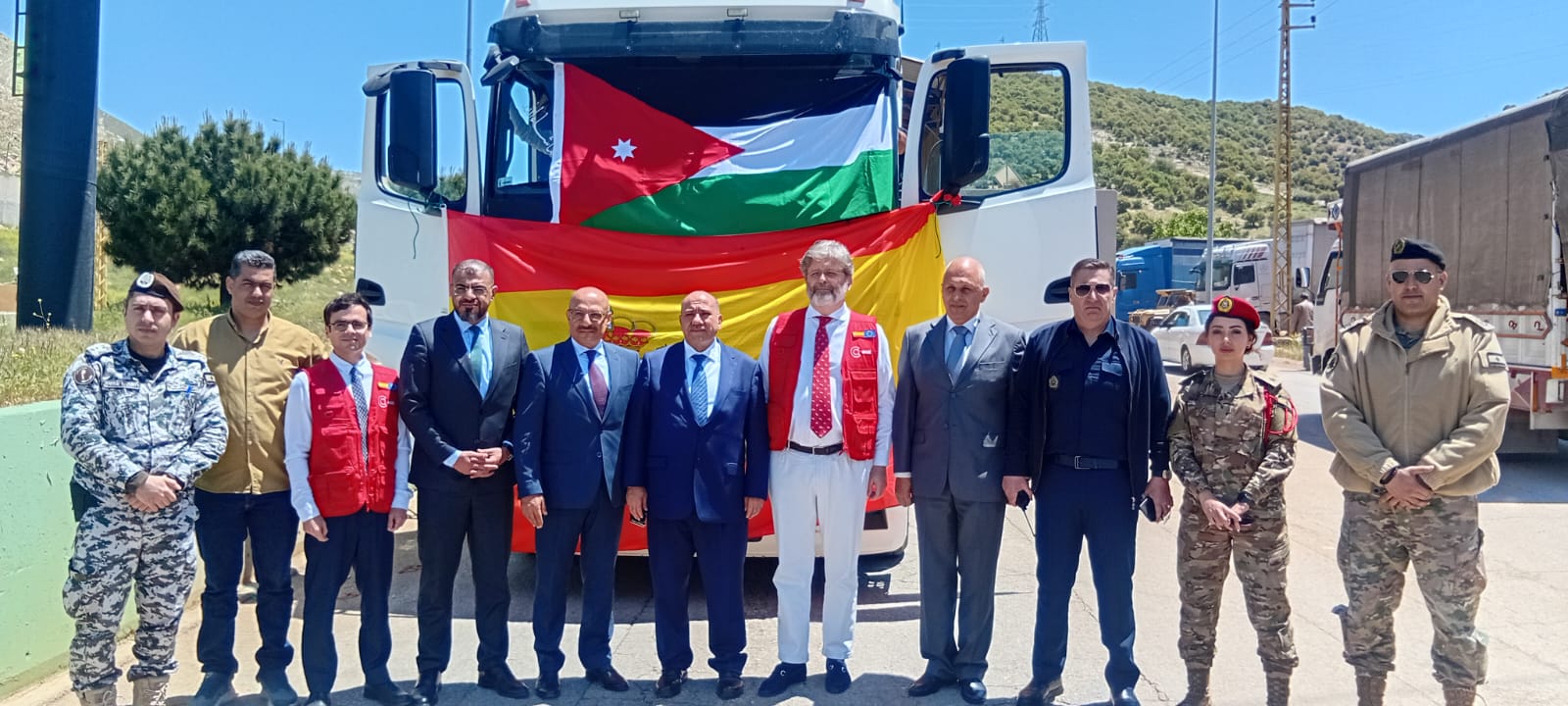 قافلة مساعدات أردنية جديدة إلى لبنان بتوجيه من الملك عبد الله الثاني