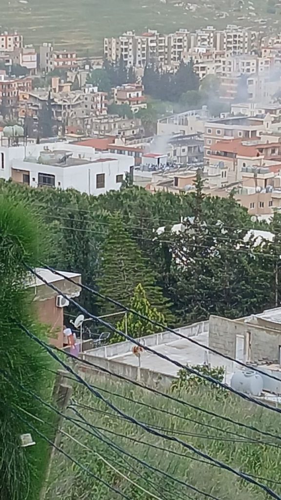 بالصورة : مسيرة تستهدف بلدة زبدين