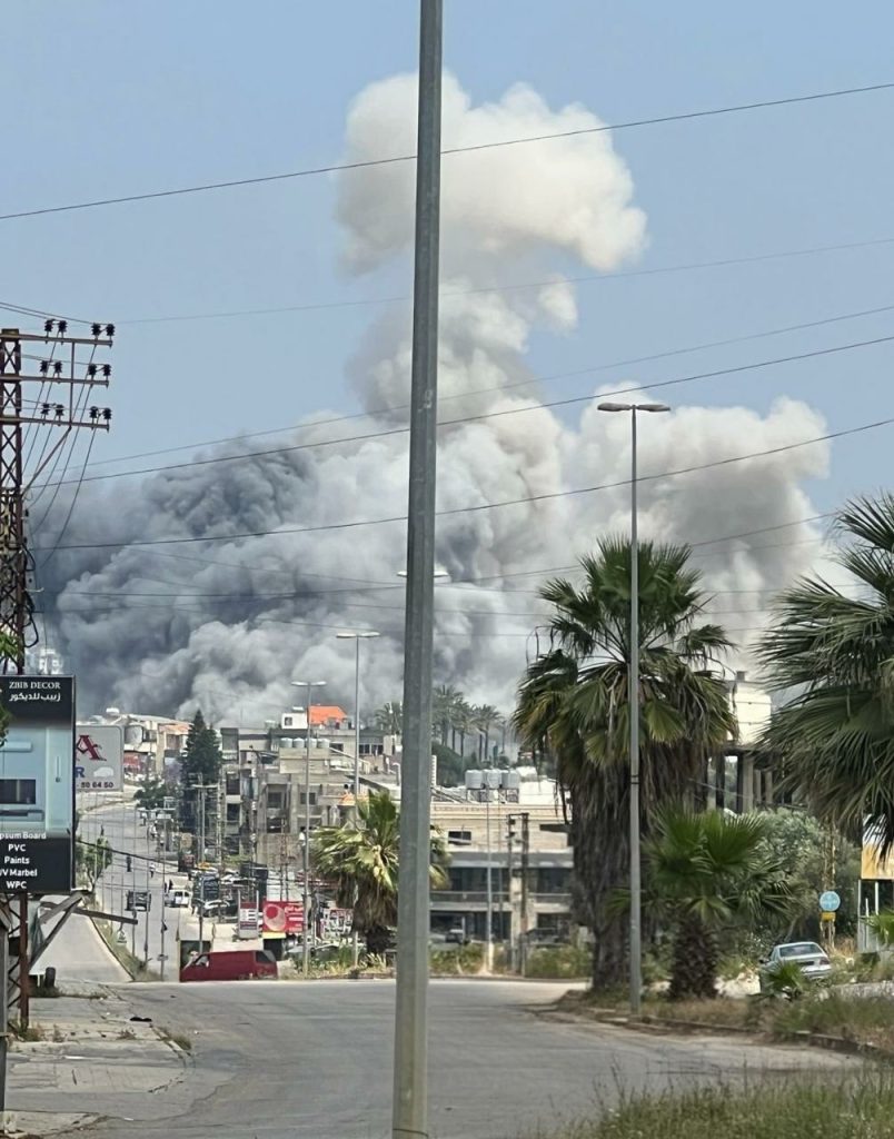 بالصورة :غارة جديدة للطيران الحربي تستهدف بلدة زفتا