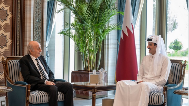 جنبلاط وقطر..علاقات دافئة 2 جنبلاط وقطر..علاقات دافئة