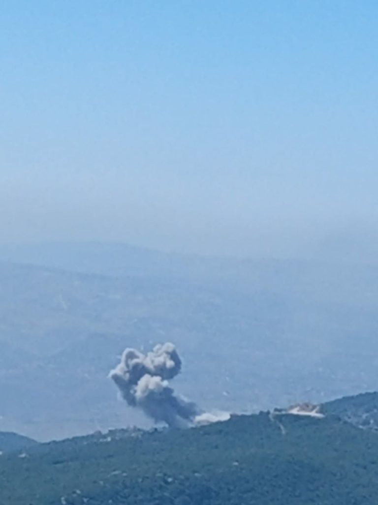 بالفيديو والصور : غارات مكثفة على النبطية وقراها وعين بورضاي