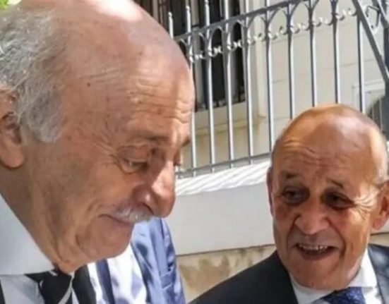 جنبلاط وتيمور يلتقيان لودريان: تشديد على الانسحاب ووقف إطلاق النار