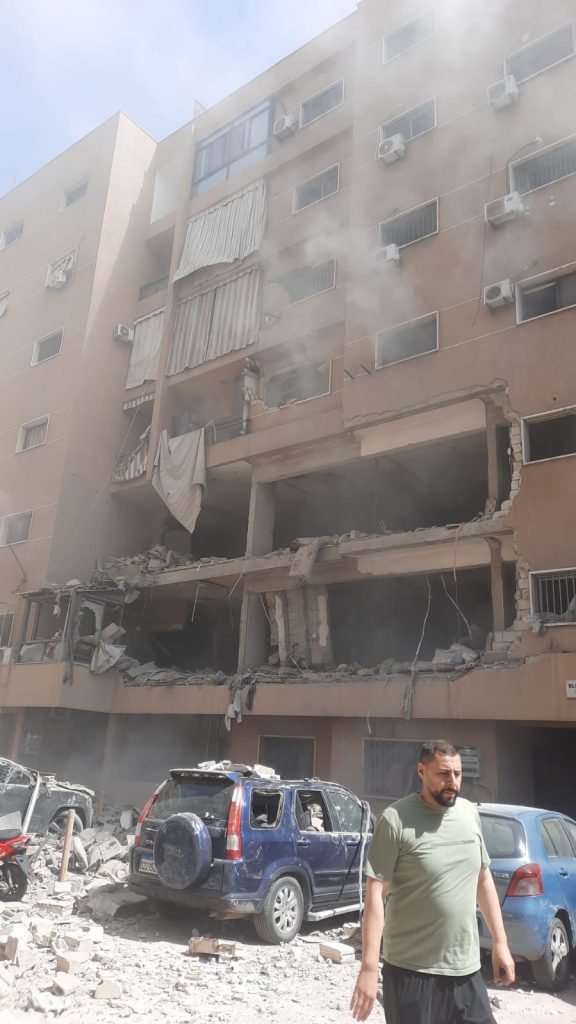 صور وفيديوهات من الضاحية