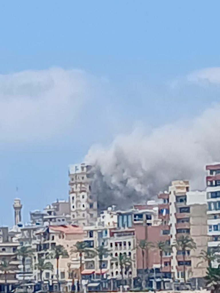 بالصورة :غارة تستهدف  مدينة صور