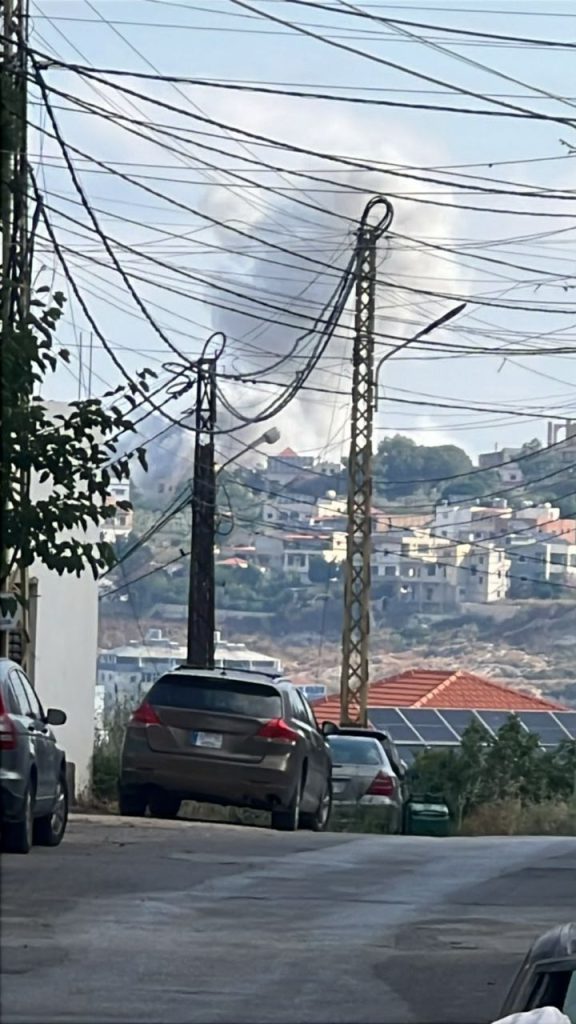 بالصورة : غارة استهدفت بلدة طيردبا 4 بالصورة : غارة استهدفت بلدة طيردبا