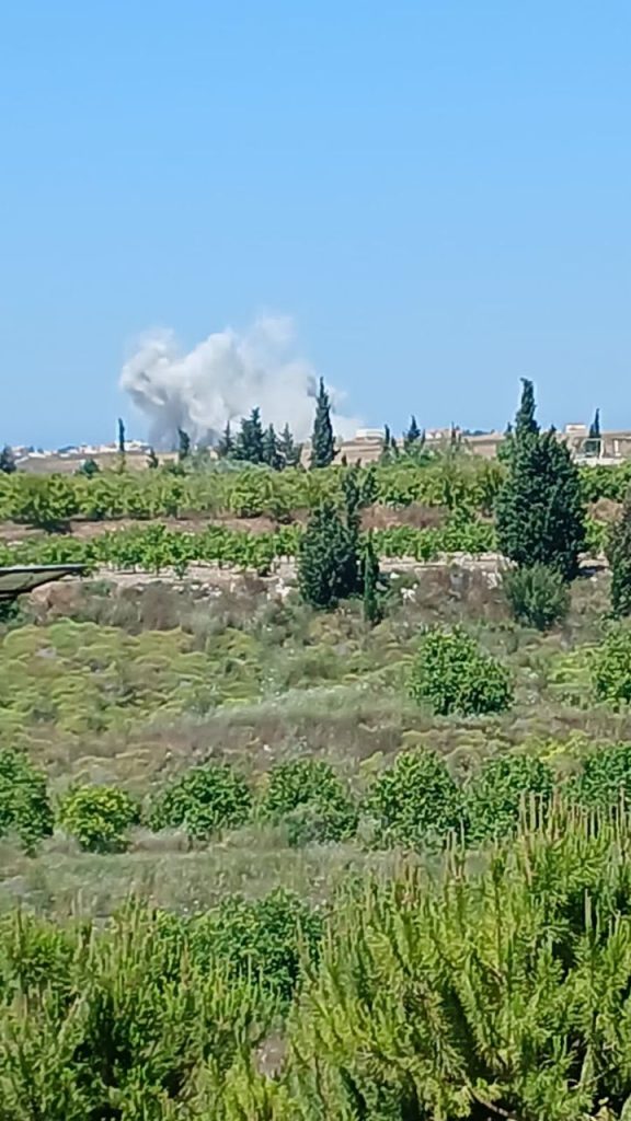 بالصورة : غارة تستهدف بلدة انصارية 4 بالصورة : غارة تستهدف بلدة انصارية