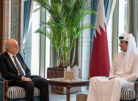جنبلاط وقطر..علاقات دافئة